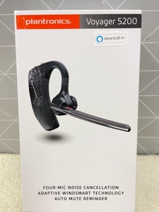 C371 美品 動確済 poly plantronics プラントロニクス Bluetooth ワイヤレスヘッドセット Voyager 5200 テレワーク ドライバー 在宅 高音質