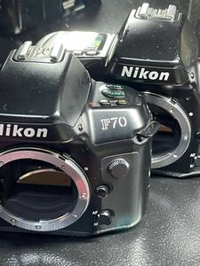 NIKON F70一眼レフ フイルムカメラ2台セット動作確認済み　ジャンク