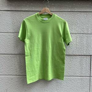 80s 90s USA製 黄緑 無地Tシャツ 半袖Tシャツ Hanes ヘインズ BEEFY-T アメリカ製 古着 vintage ヴィンテージ Sサイズ 緑 グリーン