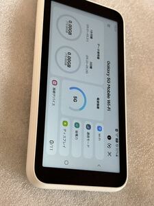 1 иен старт Galaxy Galaxy 5G Mobile Wi-Fi SCR01 белый мобильный маршрутизатор 