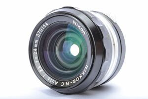 【良品】Nikon ニコンNIKKOR-N・C Auto 24mm F2.8 #j9