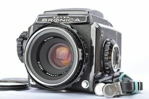 【良品】ゼンザブロニカ ZENZA BRONICA S2 後期 ブラック NIKKOR-P 75mm F2.8 #j8