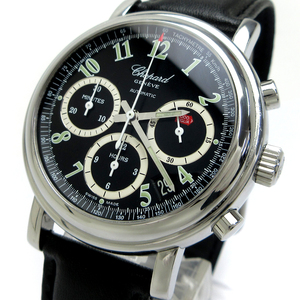  Chopard часы miremi задний хронограф автоматический мужской чёрный циферблат 8331 Chopard самозаводящиеся часы редкий 