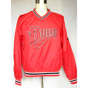 NBA シカゴブルズ CHICAGO BULLS プルオーバー ウィンドブレーカー 90'sデザイン ビンテージ 正規品 XL 1706