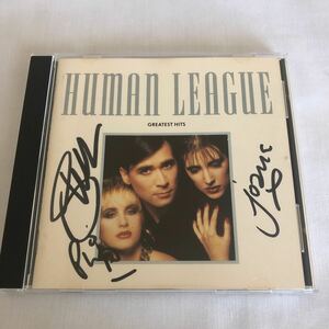 【サイン入り】human league/greatest hits ヒューマン・リーグ