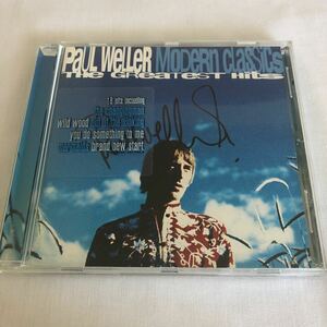 【サイン入り】paul weller/modern classics ポール・ウェラー