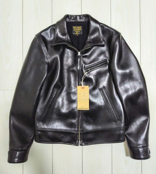 新品 未試着 サイズ38 FINE CREEK LEATHERS ファインクリークレザーズ Anne アン レザー ジャケット