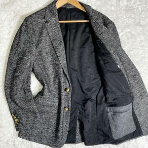  превосходный товар * TAILORED BY Dolce & Gabbana tailored jacket Mix твид общий рисунок Италия производства золотой кнопка DOLCE&GABBANA мужской 46/M