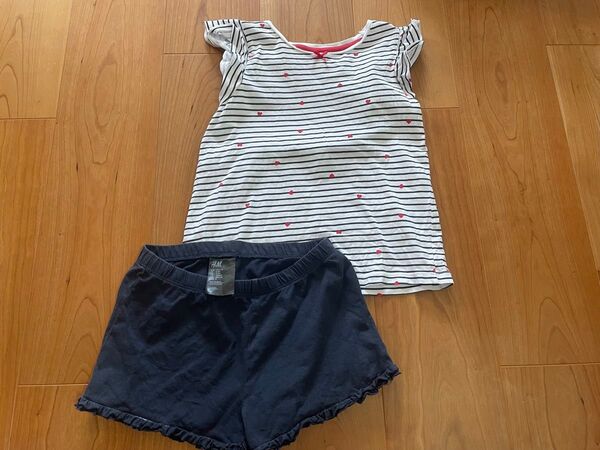 H&M kids パジャマ 128