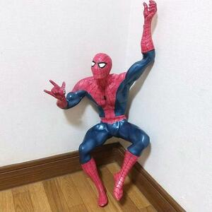 1円スタート スパイダーマン ソフビ 約63cm フィギュア 人形 マーベル ア