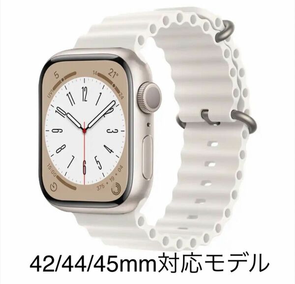 Apple Watch交換用シリコンストラップ42/44/45/49mm対応品