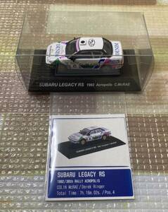 M23★CM's 1/64★ラリーカー★コリン・マクレー メモリアルバラ単品★SUBARU スバル レガシー RS LEGACY 1992 アクロポリス C.Mcrae★Pos.4