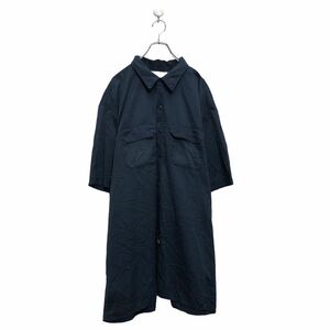 a606-5136 Dickies 半袖 無地シャツ ディッキーズ 3XL ネイビー ビッグサイズ ポケット 古着卸 アメリカ仕入