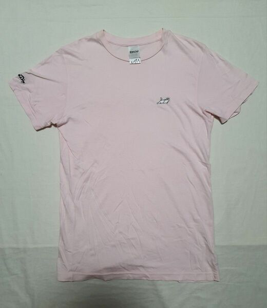 RIPNDIP リップンディップ 半袖Tシャツ S ピンク 刺繍