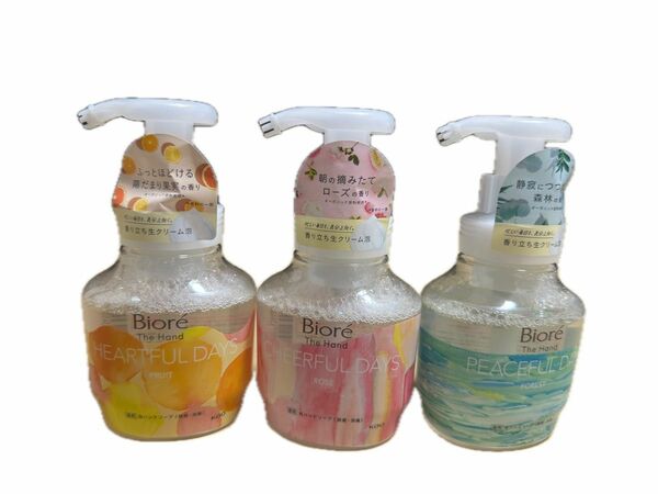 【3個セット】 《花王》 ビオレ ザ ハンド 泡ハンドソープ 香り3種セット ポンプ 280mL