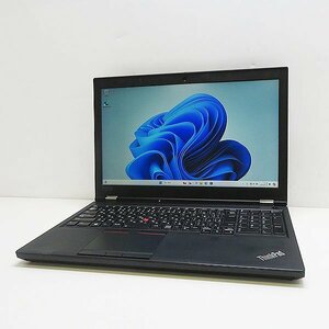 ▽Lenovo ThinkPad P53【Core i7-9850H 2.6GHz/メモリ16GB/SSD512GB (NVMe) /Quadro T2000/Win11-Pro/AC付属】