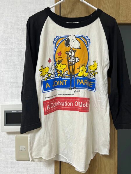 SNOOPY ラグラン ヴィンテージ スヌーピー Tシャツ