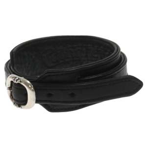 CHROME HEARTS クロムハーツ Rock and roll Leather Bracelet ロックンロール レザーブレスレット