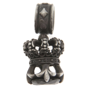 Justin Davis ジャスティンデイヴィス Crownlet Pendant top クラウン ペンダント トップ シルバー/ブラック SPJ565