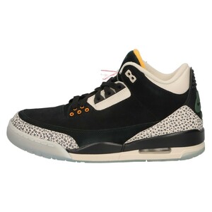 NIKE ナイキ AIR JORDAN 3 RETRO EP エアジョーダン レトロ ハイカットスニーカー ブラック US9.5/27.5cm 923096-001