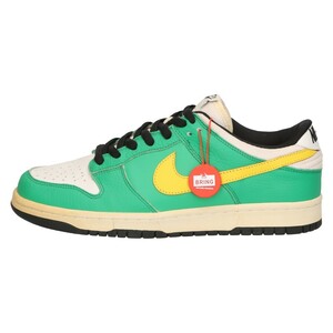 NIKE ナイキ【観賞用 2005年製】DUNK LOW SPRING LEAF 309350-371 ダンクロー ローカットスニーカー グリーン/ホワイト US9.5/27.5cm