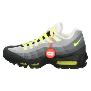 NIKE ナイキ AIR MAX 95 OG Neon Yellow エアマックス 95 イエローグラデ ローカットスニーカー グレー US8/26cm CT1689-001