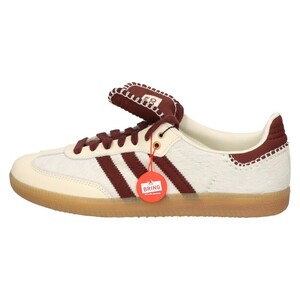 adidas アディダス×Wales Bonner PONY TONAL SAMBA ウェールズ ボナー ポニー サンバ ローカットスニーカー ホワイト US9/27cm IE0586