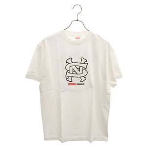 SUPREME シュプリーム 07AW ×NEIGHBORHOOD NS Logo Tee ネイバーフッド エヌエス ロゴ 半袖Tシャツ ホワイト