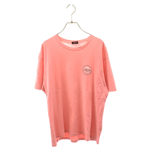 STUSSY ステューシー バックプリント クルーネック 半袖Tシャツ カットソー ピンク