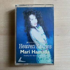 シングル・カセット　浜田麻里「Heaven Knows」「Take It Easy On Yourself」カセットテープ Mari Hamada 再生確認済み