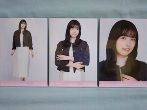  Nogizaka 46. 100 castle .. life photograph Denim jacket 3 sheets comp ( goods explanatory note . all read please )