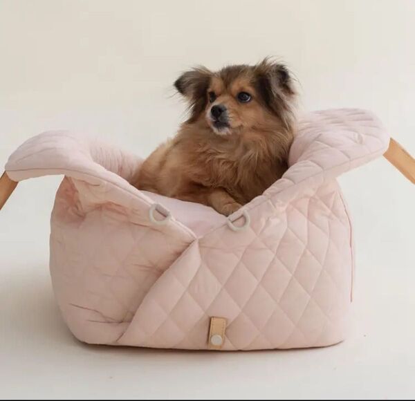 ペットカーシートバッグ 犬アウトドアトラベルバッグ キャリーバッグ ペットリード付き S/M daiancrown