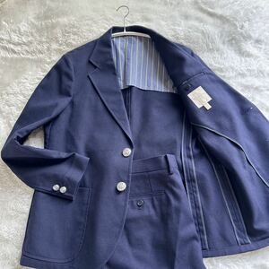 [ beautiful goods ] The baby's bib list Japan ho psak jacket pants setup S tailored jacket navy navy blue silver button stripe 