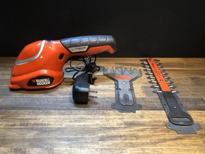 004★おすすめ商品★BLACK&DECKER 7.2V芝生庭木バリカン GSL700-JP 充電器付き