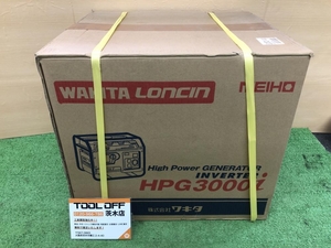 015●未使用品・即決価格●WAKITA　ワキタ インバータ-式ガソリン発電機 HPG3000i 3000W・3kVA