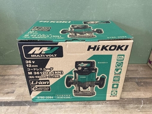 020♪未使用品・即決価格♪HiKOKI ハイコーキ 12mmコードレスルータ M3612DA(NN)