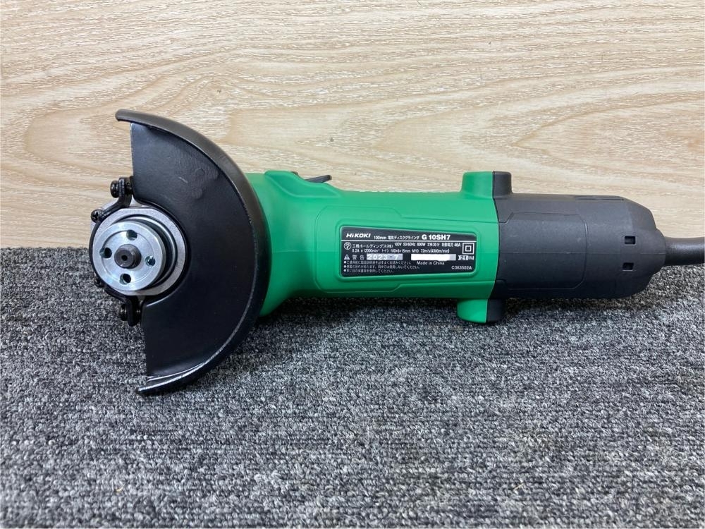 011◎未使用品・即決価格◎HiKOKI ハイコーキ 100mm電気ディスクグラインダ 100V G10SH7 011◎未使用品・即決価格◎HiKOKI ハイコーキ 100mm電気ディスクグラインダ 100V G10SH7