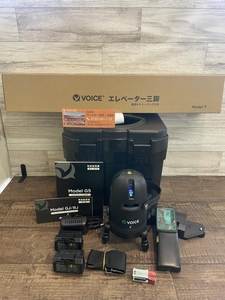 009▼未使用品・即決価格▼VOICE ボイス グリーンレーザー墨出し器 G5 受光器＋三脚セット