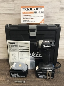 009▼未使用品▼makita マキタ 充電式インパクトドライバ TD173DXB バッテリ2個付き 充電器別売