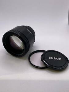 VNikon/ Nikon AF NIKKOR 85mm 1:1.8 lens present condition goods V control number 1