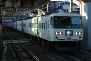 D297 JR 横須賀線 185系 A6 湘南ライナー 鉄道写真