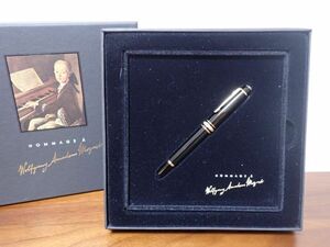 H153/8B◆MONT BLANC モンブラン HOMMAGE モーツァルト 万年筆 CD 中古品◆