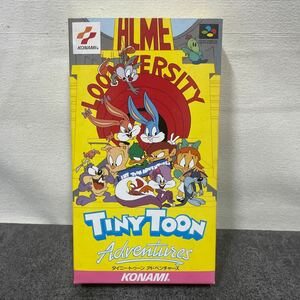 A新品未使用品 TINYTOON Adventures タイニートゥーン アドベンチャーズ SFC スーパーファミコン 店舗在庫品 ソフト KONAMI コナミ 