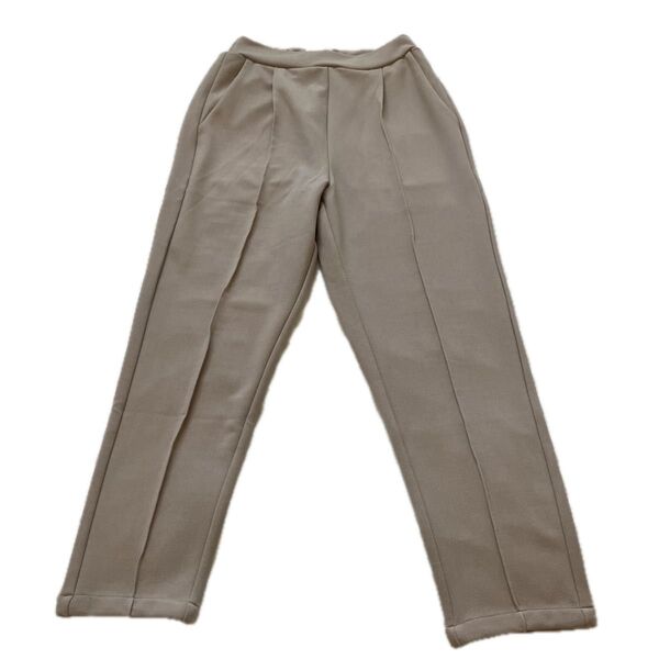 パンツ Everydayパンツ テーパードパンツ ベージュ レイカズン S ゆったり センタープレス さらさら