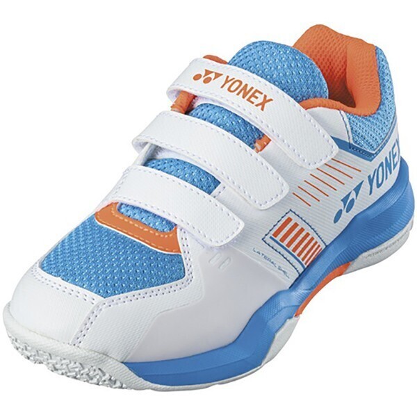 【SHBSF1JB(175) 22.0】YONEX(ヨネックス) バドミントンシューズ ストライダーフロージュニア ホワイト/スカイブルー新品未使用2024モデル