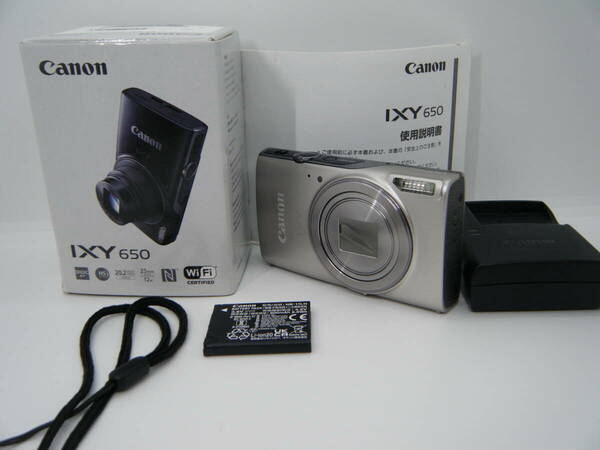 【良品】canon キヤノン IXY650 Made in Japan品 コンパクトデジタルカメラ シルバー #Ai232