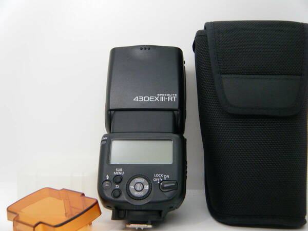 【美品】Canon キヤノン Speedlite 430EX III-RT スピードライト #Ai240