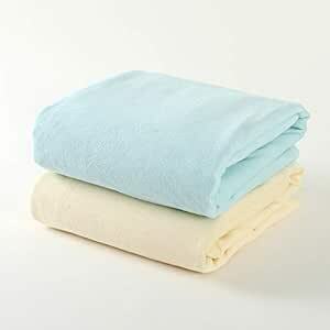 ikzs cotton 100% waterproof bed‐wetting sheet double 140x210cm 2 sheets ( yellow - sax ) waterproof sheet thick baby nursing 