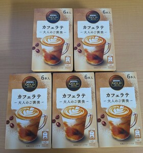 nes Cafe Gold Blend adult .. beautiful Cafe Latte stick 6ps.@5 box 