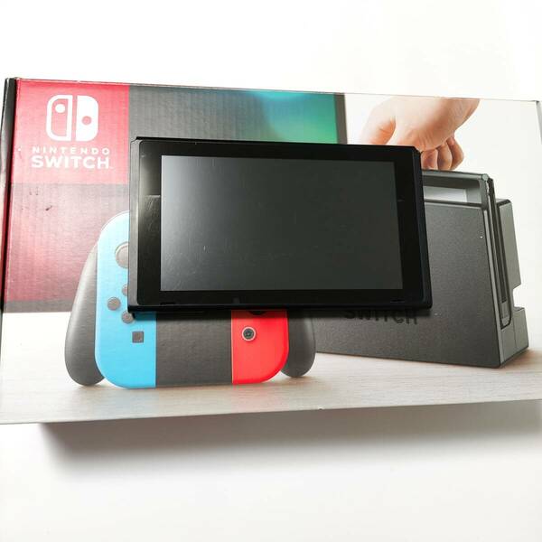 送料無料 動作確認済み Nintendo Switch HAC-S-KABAA 2017年製 未対策機 本体のみ HAC-001 中古 訳あり